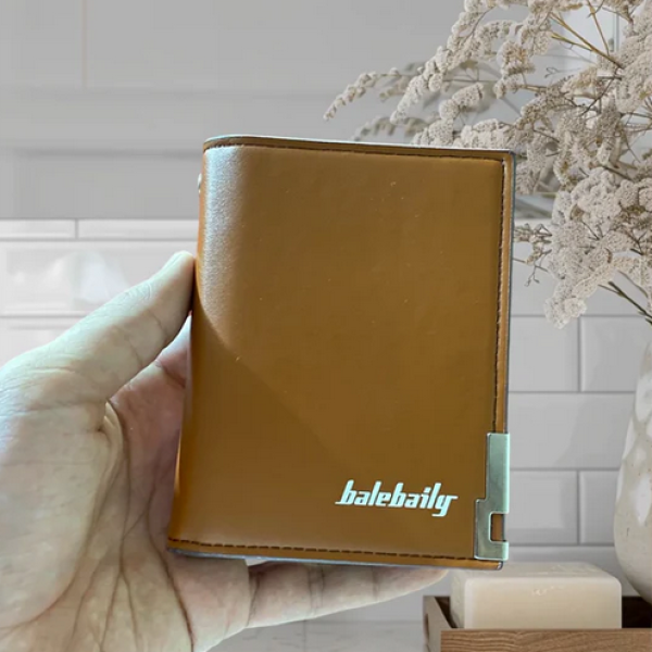 TRC's Book Sized Mens Wallet (Extra Spacious and Sleek)